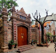 Gạch cổ xây đình chùa kt  230x114x60mm